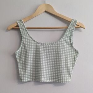 Ardene Gingham Crop Top, XS